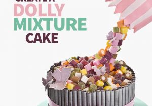 create a dolly mixture birthday cake